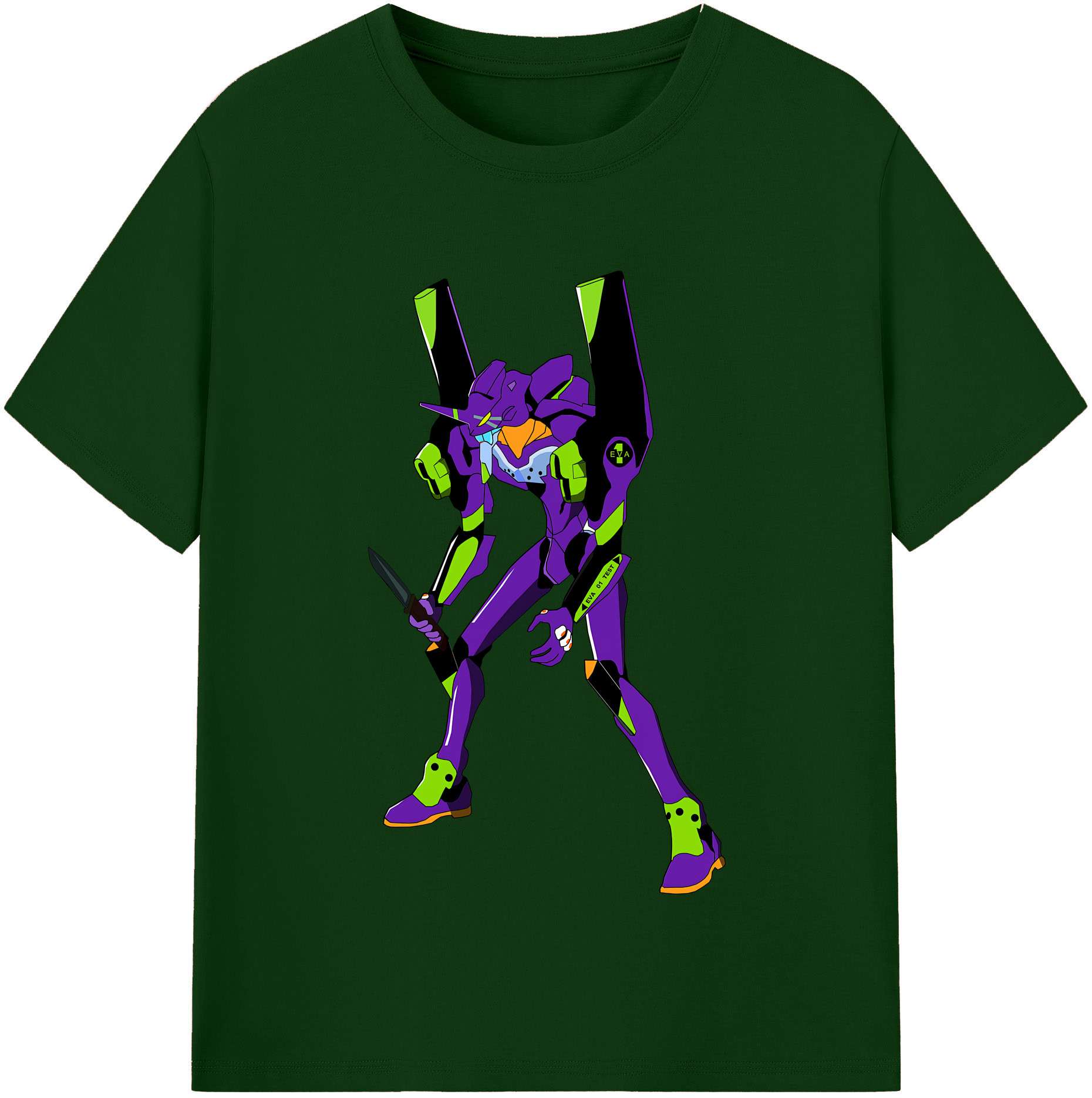 （画像用） EVA 新世紀エヴァンゲリオン 綿100％半袖Tシャツ（フロントプリント）
